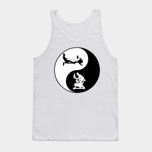 Yin Yang Rower Bike Tank Top